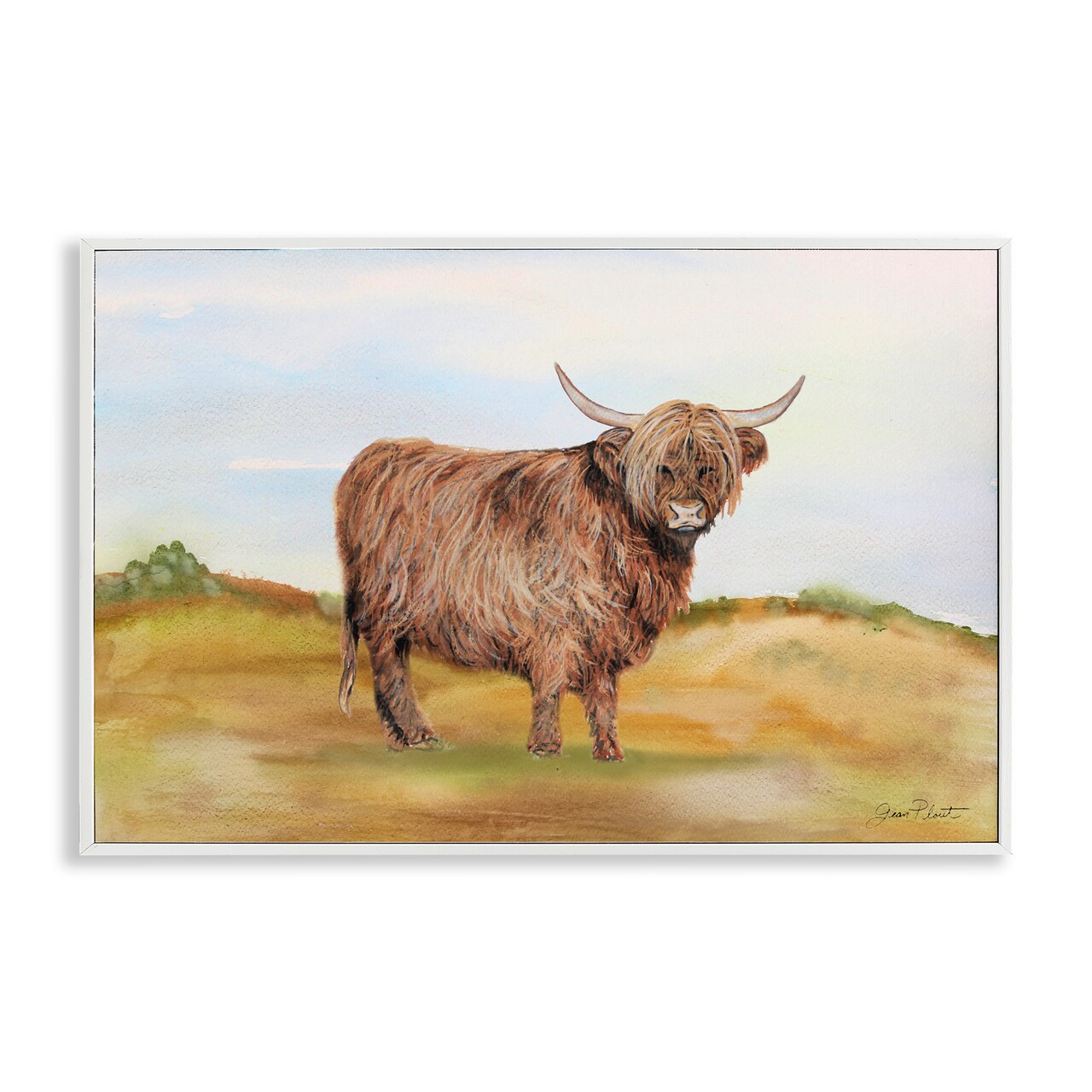 Stupell Industries Farm Animal In Pasture Framed Giclee, design by Jean Plout